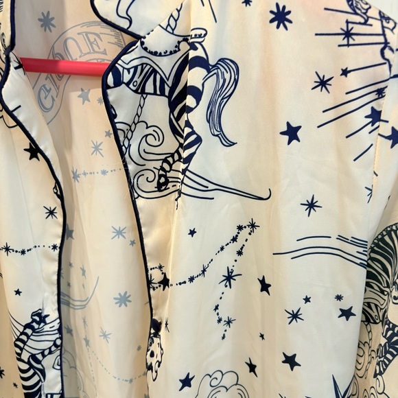 ASOS White and Blue Constellations Print Pajama Set - Picture 6 of 8